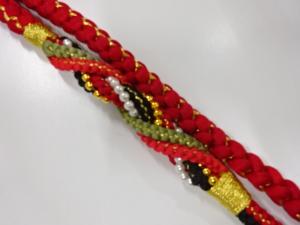 正絹　振袖用　手組帯締め